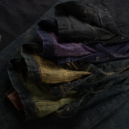 images flâneurs ONI DENIM  277 17oz Just Right Straight Bumpy Denim all