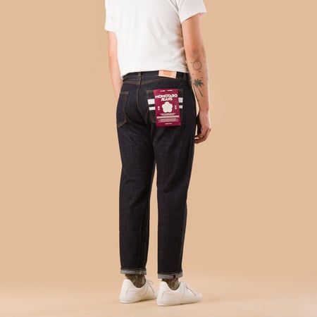 image flâneurs jeans selvedge MOMOTARO 15.7oz Classic Tapered back