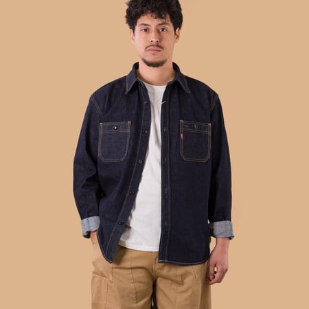 D5335 14oz Selvedge Denim Work Shirt.