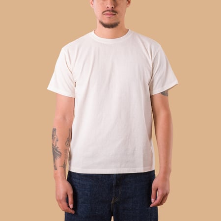 Short Sleeve Crew T-Shirt P-Natural