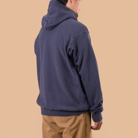 image flâneurs GOOD ON  Heavy Pullover Hood Sweat P-Navy back
