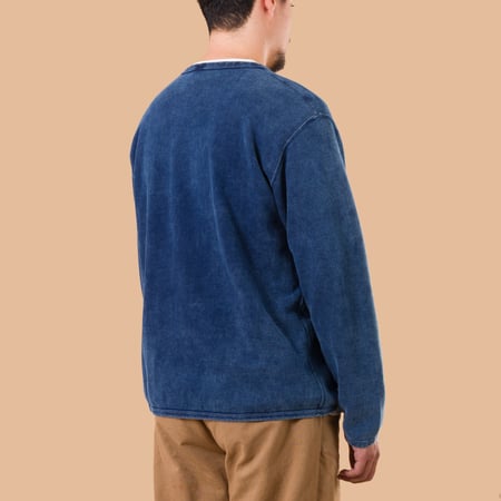 L/S Crew Sweatshirt Indigo Shave