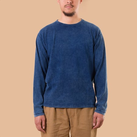 L/S Crew Tee Indigo