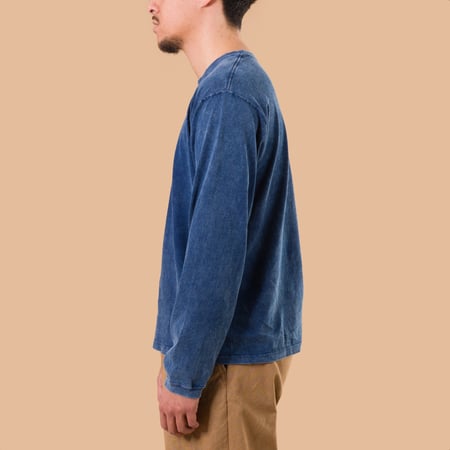 L/S Crew Tee Indigo