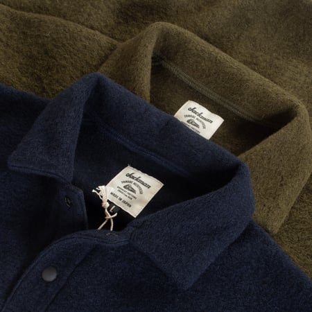 image flâneurs pull col polo Jackman Wool Himo Polo