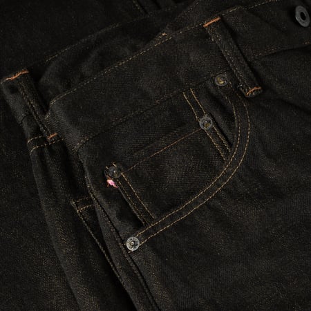 image flâneurs jeans black ONI DENIM 222-BKOL detail coin pocket