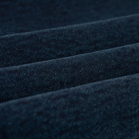 SAMURAI JEANS  sweat capuche zippé indigo closeup