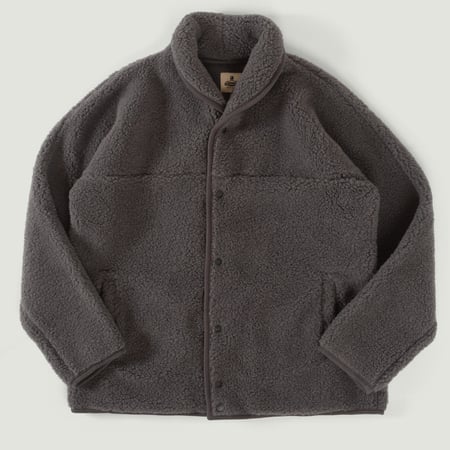 Vignettes veste laine COLDBREAKER Flâneurs Ultralight Retro Jacket Anthracite