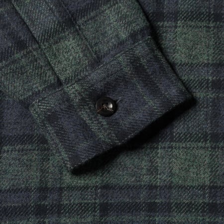 Image-Flâneurs_Sugar&Co. / Box Shirt Green_Détail-2