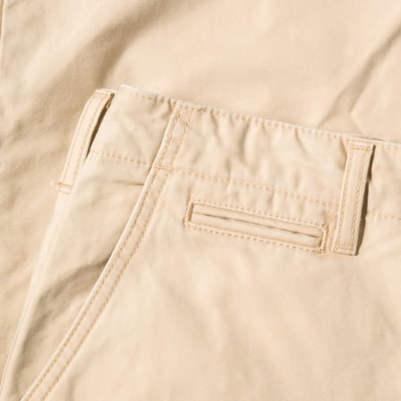 Wide Fit Trousers Beige