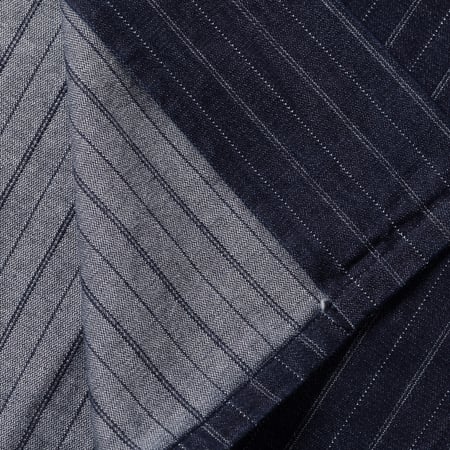 image flâneurs Omoto Denim chemise 5122 Dobby Stripe Shirt_détail-4