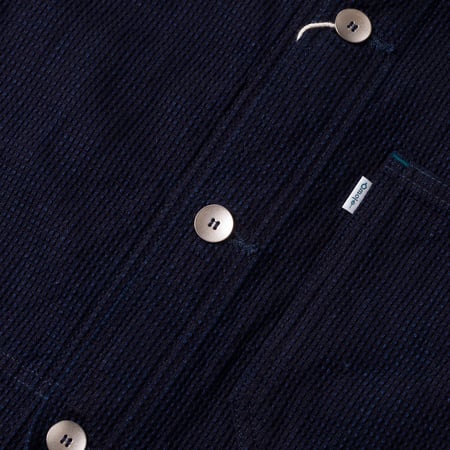 3720 12oz Cube Sashiko Denim Chore Jacket