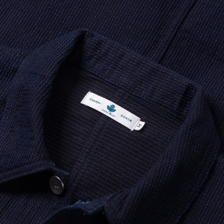 3720 12oz Cube Sashiko Denim Chore Jacket