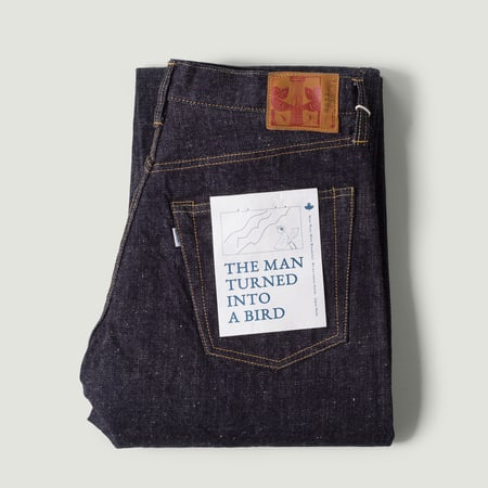 0611 15.5oz Slub Nep Denim Relax Fit Jeans