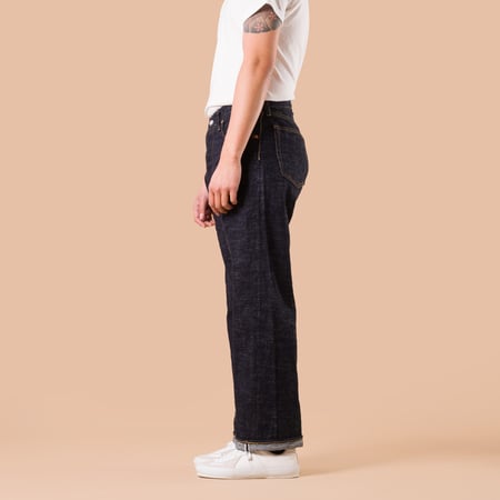 images flâneurs STUDIO D'ARTISAN  SD-1002 15oz GL3 Selvedge Denim Wide Straight side