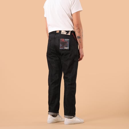 Image-Flâneurs_NAKED & FAMOUS WeirdGuy Yatagarasu Selvedge de dos