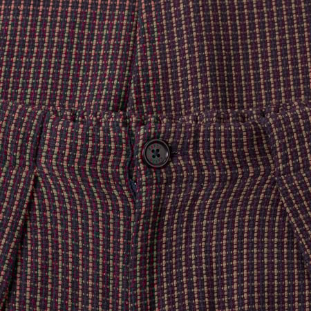 Pantalon à pinces bordeau Kardo X Flâneurs front detail-2
