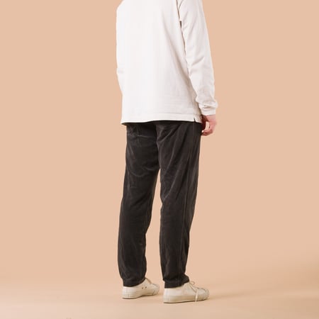Image-Flâneurs_GOOD ON / Knit Corduroy Pants P-Black_de dos