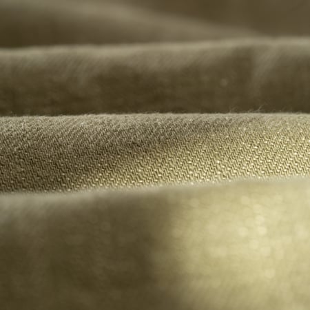 détail denim flaneurs ONI DENIM  822-18oz Super Wide Tapered Olive Drab Denim