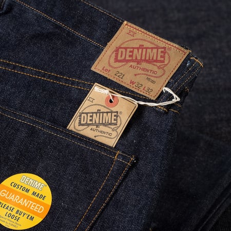 détail flaneurs flaneurs DENIME Lot 221 Big E Model Indigo