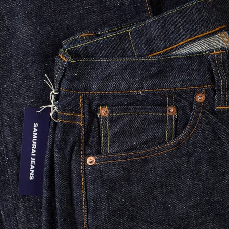 coin pocket  flaneurs SAMURAI JEANS 15oz Otokogi Slim Tapered Selvedge Denim