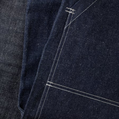 détail flaneurs Warehouse Lot. 1239 1930's WPA Double Knee Denim Trousers Indigo (3)