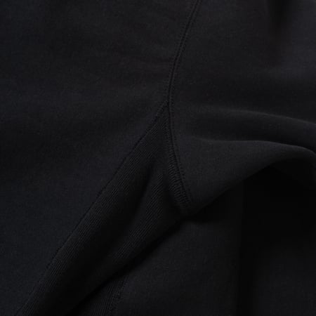 détail flaneurs WAREHOUSE & COW Lot. 487 Zip Hooded Sweatshirt Black (1)