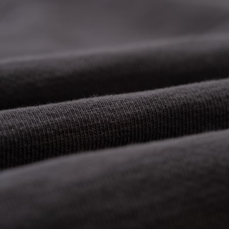 détail matiere flaneurs JACKMAN  GG Sweat Half-Zip charcoal (1)