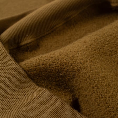 détails flaneurs DUBBLE WORKS  Loopwheel Sweat khaki (3)