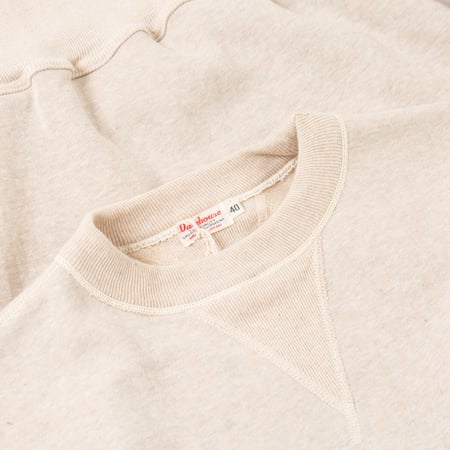 Lot. 401 Plain Crew Neck Sweatshirt Oatmeal
