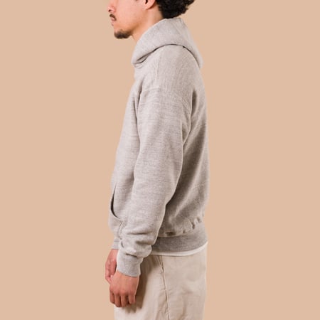 Loopwheel Sweat Hoodie Heather Grey
