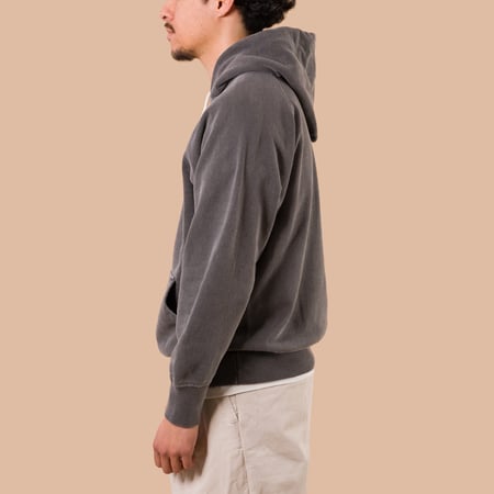 image de profil flaneurs DUBBLE WORKS  Loopwheel Sweat Hoodie pigment dye sumikuro