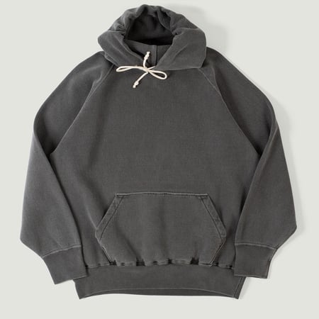 Vignettes flaneurs DUBBLE WORKS  Loopwheel Sweat Hoodie pigment dye sumikuro