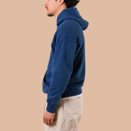 image de profil flaneurs DUBBLE WORKS  Loopwheel  Sweat Hoodie indigo
