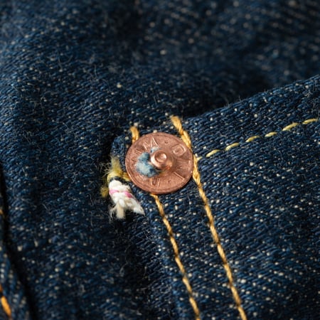 images détails flaneurs peekaboo pour ONI DENIM  Ishikawadai 15oz  (10)