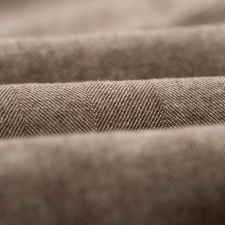 Band Collar Pullover Herringbone Natural