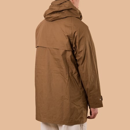 flaneurs MANIFATTURA CECCARELLI  All Weather Coat Dark Tan de dos