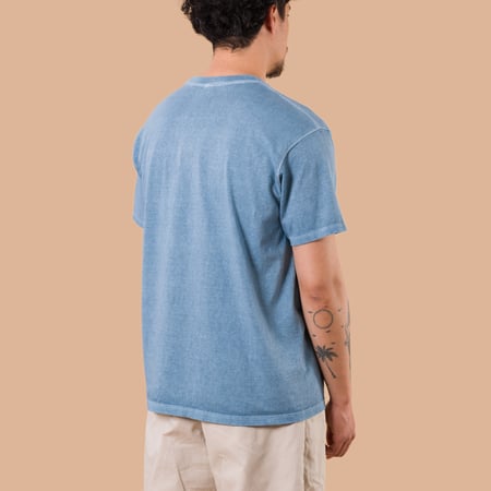 Short Sleeve Crew T-Shirt P-Denim
