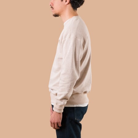 Lot. 401 Plain Crew Neck Sweatshirt Oatmeal