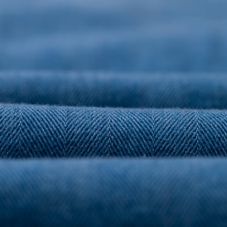 Attendant Shirt Washed Indigo Recycled Herringbone