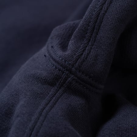 image coutures flaneurs xx development sweat capuche épais double layer navy (2)