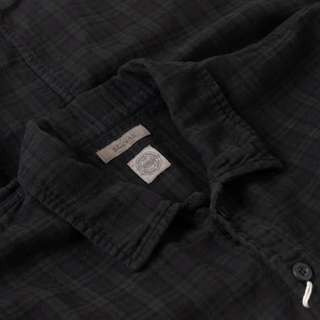 détail col flaneurs veste Seuvas blackwatch (2)