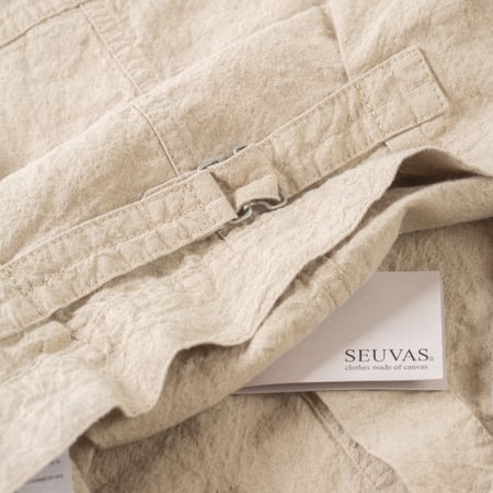 back cinch flaneurs veste Seuvas trucker jacket natural (4)
