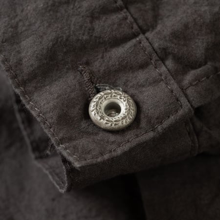 détail button flaneurs veste trucker Seuvas grise (3)