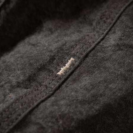 flaneurs seuvas broderie veste Washi Raglan Coverall Jacket Dark Charcoal (5)