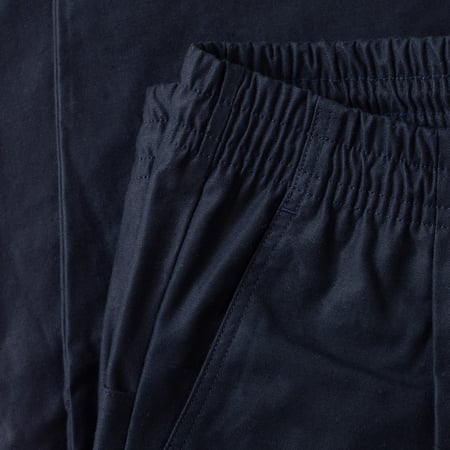 Back Nep Umps Pants Dark Navy