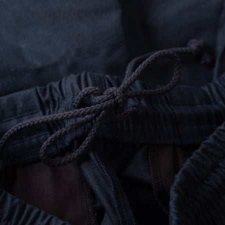 Back Nep Umps Pants Dark Navy