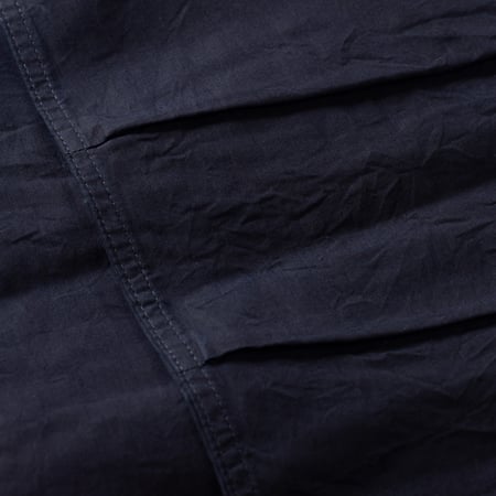 déail flâneurs pantalon FOB Factory F0545 Nylon Tuck Pants Indigo (3)