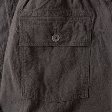 détail pocket flaneurs pantalon SEUVAS Relaxed Pants Charcoal (3)