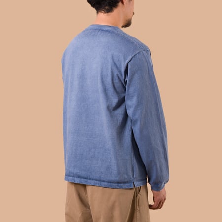 Image-Flâneurs_GOOD ON / L/S Heavy Crew Tee p-ajisai de dos